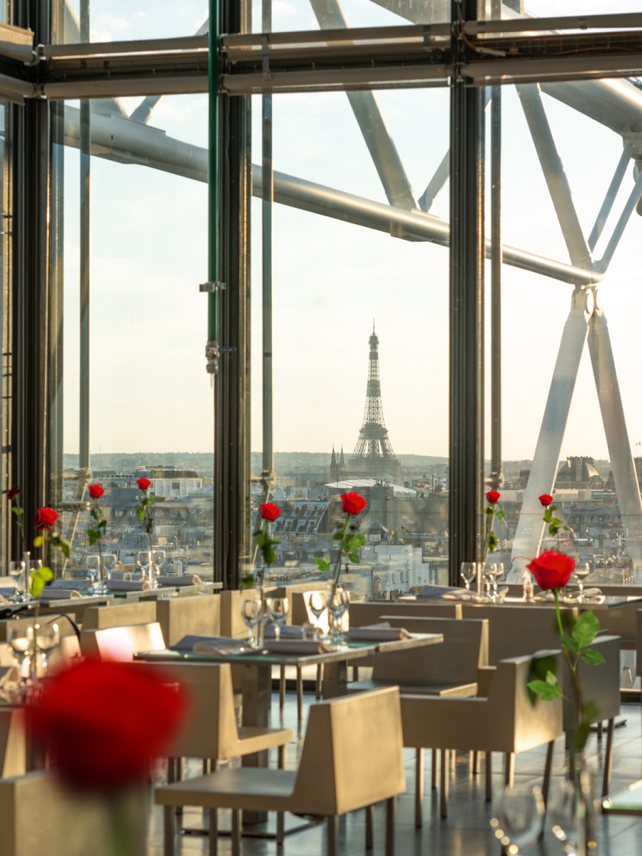 Le Restaurant Georges sur le toit du Centre Pompidou